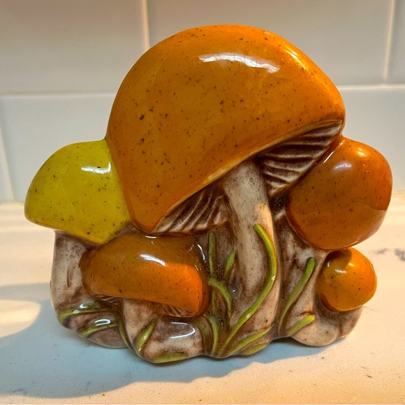 Arnel’s Other - Vintage VTG Signed 1970’s Antique Arnel's Mushroom
Napkin Holder